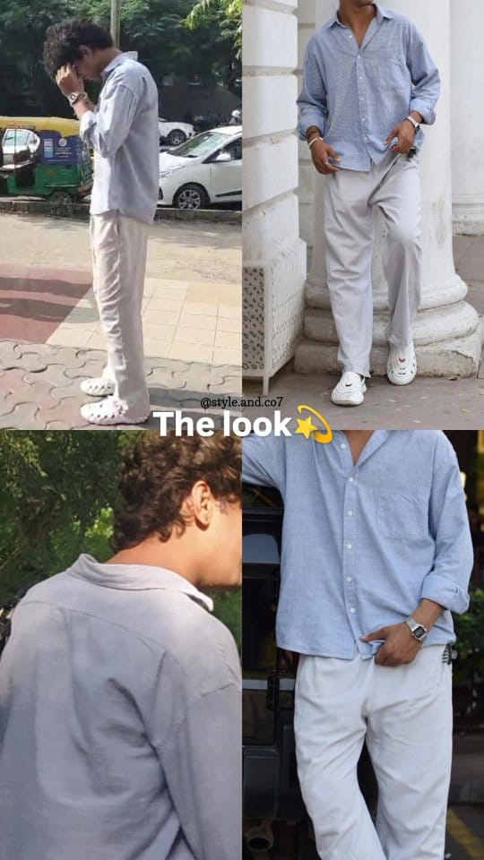 Send your friends and Follow & comment link 🔗
Blue stripes never miss — clean, confident & effortlessly stylish.
.
.
.
.
.
.
blue stripe shirt outfit, striped shirt for men, aesthetic mens outfit, classy casual look, blue shirt combo, summer vibe outfit, dailywear men fashion, trending mens reel look, blue white outfit idea, beach vibe outfit, minimal fashion men, soft tone outfit, elegant streetwear, chill outfit inspo, casual date look, everyday menswear, smart casual men outfit, effortless styling, aesthetic fit idea, fashion influencer look, men outfit ideas, instagram outfit inspo, trendsetter look, modern mens fashion, stylish stripe outfit
#bluevibes #mensstyle #stripedshirt #ootdformen #aestheticmenswear #outfitideas #whiteshoes #menshoes #menjeans