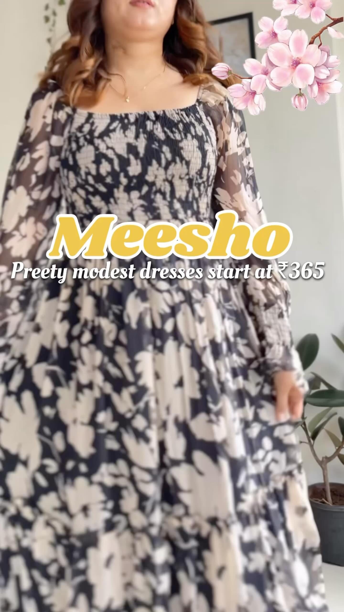 Meesho modest dresses