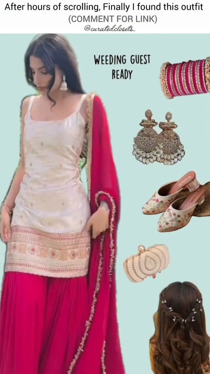 Follow and comment for link 🖇️ 
#wedding #ootd #outfit #onlineshopping #fashiongram #fashionstyle #instagood #trending #reelkarofeelkaro #meesho #sangeetoutfit #fashionista #fashionstyle #viraloutfit #viral #fashiontrend
