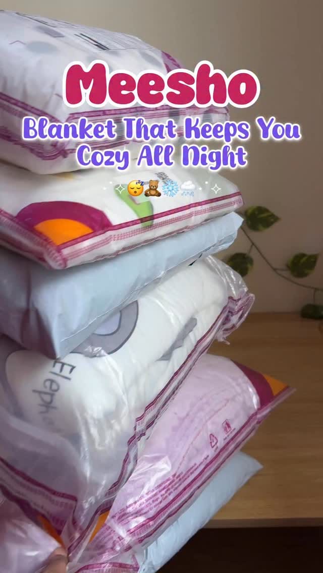 ✨ Comment for the link 🔗
Blankets That Keeps You Cozy All Night ❄️🩵
.
@meeshoapp
.
.
| ultra-soft & warm blanket for chilly nights, keeps you cozy and comfortable all night long, lightweight yet super snuggly, perfect for winter naps or movie nights, adds a touch of warmth and style to your room, premium quality at an affordable price, your ultimate comfort companion this season 💫
.
.
#cozyblanket #wintercomfort #warmandsoft #homedecor #winteressentials #snuggleweather #meeshohaul #cozyfinds