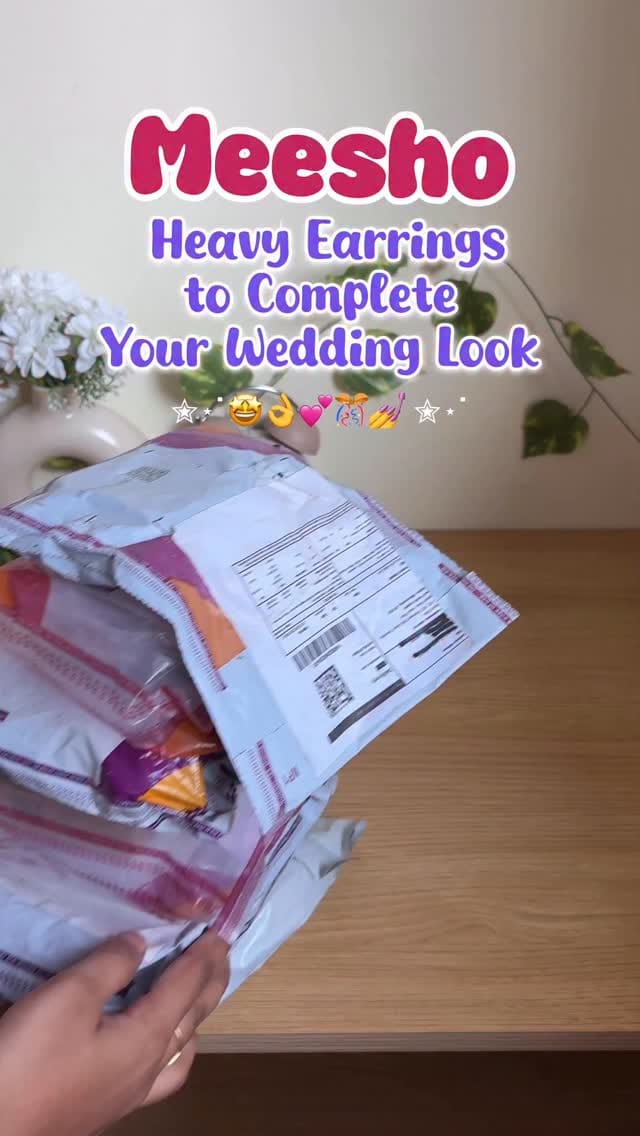 ✨ Comment for the link 🔗
Heavy Earring To Complete Your Wedding Look 💫💖✨
.
@meeshoapp
.
.
| elevate your bridal charm with these stunning heavy earrings, perfect to complete your wedding look, designed with intricate detailing and royal elegance, adds a majestic glow to every outfit, statement-making and timeless, lightweight yet luxurious, perfect blend of tradition and glamour, make every moment shine with this exquisite pair |
.
.
#heavyearrings #weddinglook #bridaljewelry #royalelegance #statementstyle #festiveglam #ethnicvibes #traditionalbeauty #timelessshine #bridalcharm #luxurylook #jewelrylove #desiglam #indianbride #musthaveearrings