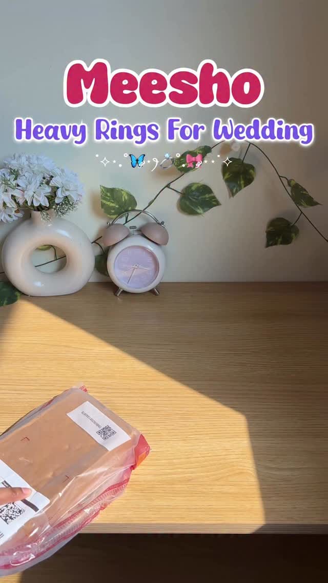 ✨ Comment for the link 🔗
Heavy Rings For Wedding 💍💫✨
.
@meeshoapp
.
.
| add a royal touch to your wedding look with these stunning heavy rings, crafted to perfection with intricate design and timeless charm, perfect for brides who love statement elegance, complements both traditional and modern outfits, luxurious shine that makes every gesture sparkle, durable, elegant, and beautifully detailed — a must-have for every bridal collection |
.
.
#heavyrings #weddinglook #bridaljewelry #statementstyle #royalelegance #luxurylook #indianbride #festiveglam #traditionalbeauty #timelessshine #bridalcharm #jewelrylove #desiglam #musthaverings #ethnicvibes