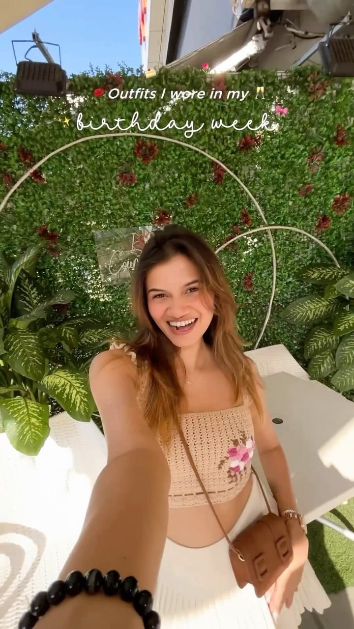 I didn’t plan but all outfits were pink 😂💗