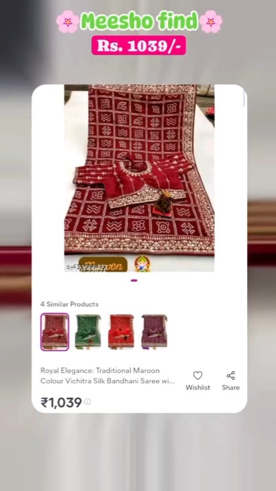 Viral saree meesho