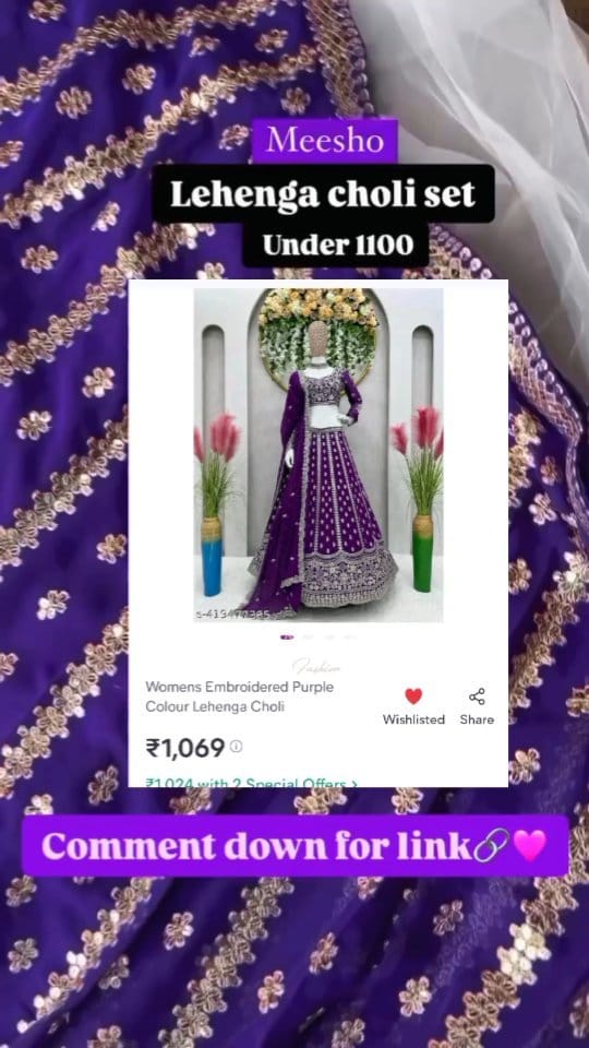 Meesho find lahenga