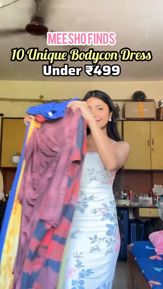 Comment SHARE and i will share the link of all the dresses 
I am wearing size S in dresses 
All the dresses are of good quality you can for for any of them 
#dresses #bodycondress #affordable #budgetfriendly