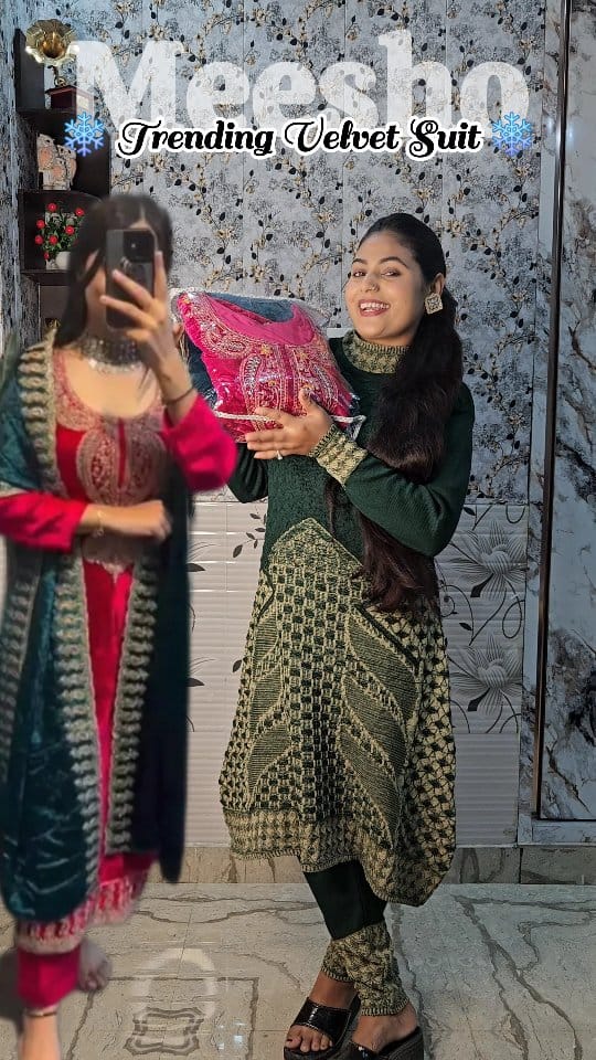 “Royal Velvet Look for Winter ❄️✨ Meesho Partywear Suit Try-On 😍🔥
Comment ‘LINK’ for details👇”
@meeshoapp @connect.wishlink
#VelvetSuit
#PartywearSuit
#WinterVelvet
#VelvetOutfit
#PartywearLook
#WinterPartyLook
#MeeshoFinds
#MeeshoOutfits
#EthnicWear
#IndianFashion
#WinterFashion2025
#WinterOutfits
#VelvetLove
#FestiveFashion
#RoyalLook
#ReelKaroFeelKaro
#ReelsIndia
#TrendingNow
#ViralReels
#ExplorePage
#FashionReels
#OutfitInspo
#TryOnHaul
Velvet suit for winter, partywear velvet suit, winter try on haul, velvet ethnic wear, wedding velvet outfit, royal velvet suit, winter partywear haul, meesho velvet suit review