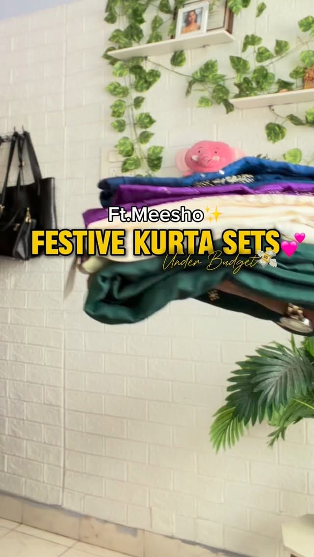Comment for links🔗
.
.
.
#trending #kurtaset #meesho