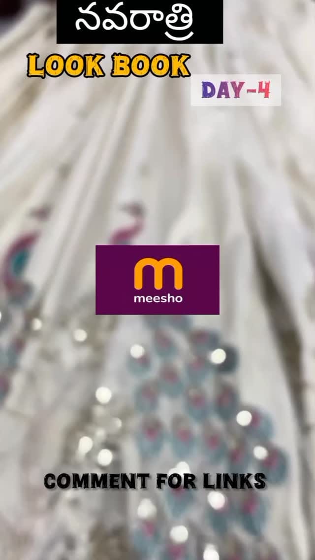 Comment for links @meeshoapp