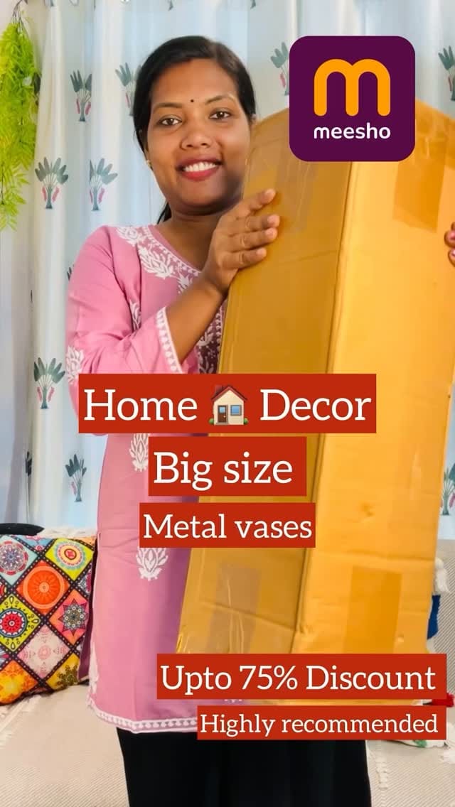 Comment for link #meeshofind #homefind #bigvase #metalvase #70%off @meeshoapp