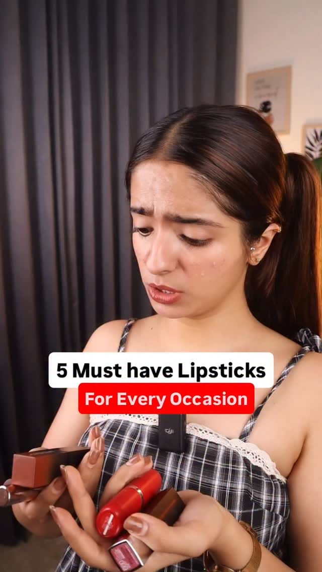 5 Must have lipsticks for every occasion
.
.
.
.
.
.
[must have lipsticks, best lipstick shades, everyday lipstick, nude lipstick, red lipstick, pink lipstick, matte lipstick, long lasting lipstick, party lipstick shades, bridal lipstick]