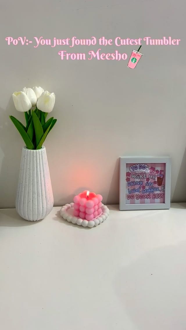 Comment “purple” for links 🔗 
Cutest and most aesthetic tumbler from Meesho 💗🌷
Under 700/-🤌🏻✨
@meeshoapp 
#meesho #meeshoapp #meeshoshopping #meeshorandomfinds #musthaveitem #underbudget #viral #meeshotumbler #pinteresty #pinterestyfinds #cute #tumbler #stanleycup #stanleydupe #unboxingvideo #cutetumbler #tumblers #wishlink #trendytumbler #asmrvideo #meeshosale 
Tags :- Asmr Unboxing, Tumbler, meesho Sale, meesho finds,, must have, Asmr video, Unboxing video, cute tumbler find, meesho aesthetic haul, viral products, under budget, water bottle, meesho tumbler, trendy finds, trending reels, viral,Unboxing
