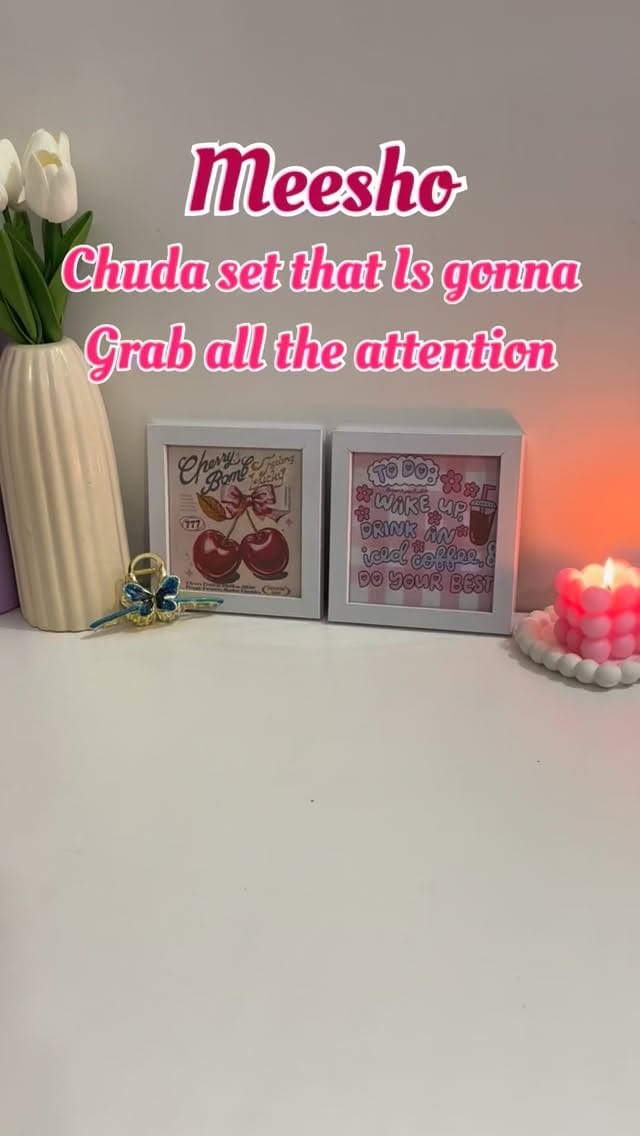 Comment for links 🔗 
Beautiful Chuda sets😍✨
@meeshoapp 
#meesho #shopping #meeshofinds #onlineshopping #link #happyshopping