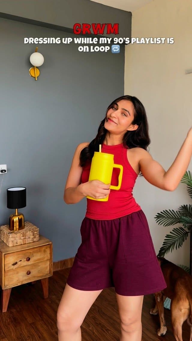 GRWM - while I vibe to my 90’s playlist 😭🥹🌸
This is such a pretty dress. 🥹
Outfit from @elleivry_ 
Heels - @zara 
Jewellery - @salty.co.in 
Do you like this fit or love it? 
#grwm #look #styling #ootd #fashion #trending #dress #looks #makeup #makeuplooks 
[ trending , GRWM , makeup , makeup look , dress , ootd , 90’s songs , fashion , styling ]