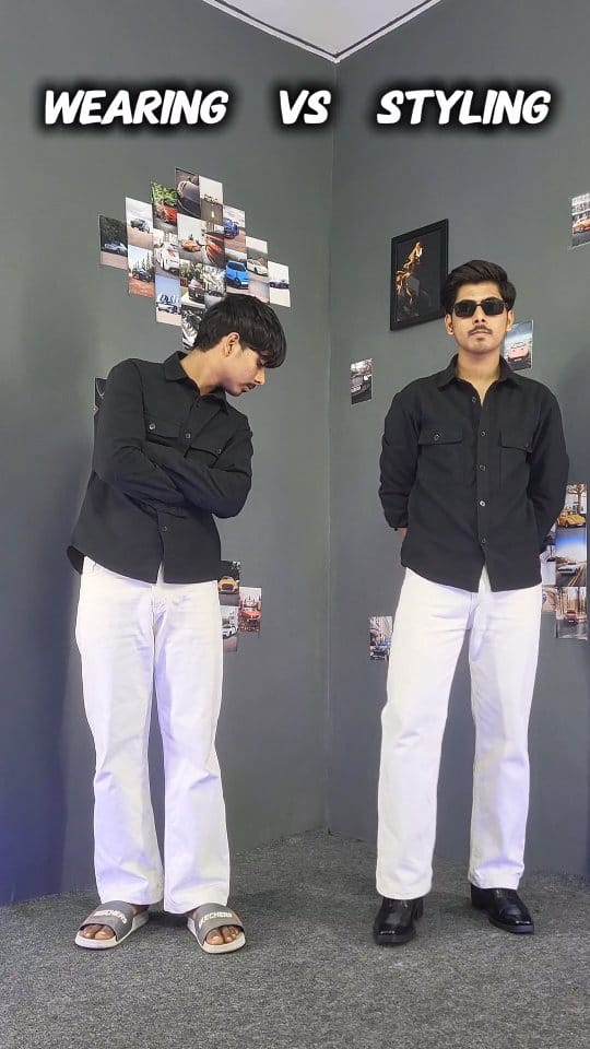 Comment "dm" to get links 🔗
,
Save &share this reel with your friends 👥️
,
Follow for more ♥️ 
,
#wearingvsstyling #oldmoney #vs #battle #outfit #meeshofinds #myntra #grwm #thecasualedit #mensfashion #myntrafashion #menstyle #ootd #outfitinspo #igreach #explorepage✨ #explore #trending #style #fashion #instagram #mustwatch #stylebattle #winterwear #winterfashion #talwinder #talwindersongs❤️
