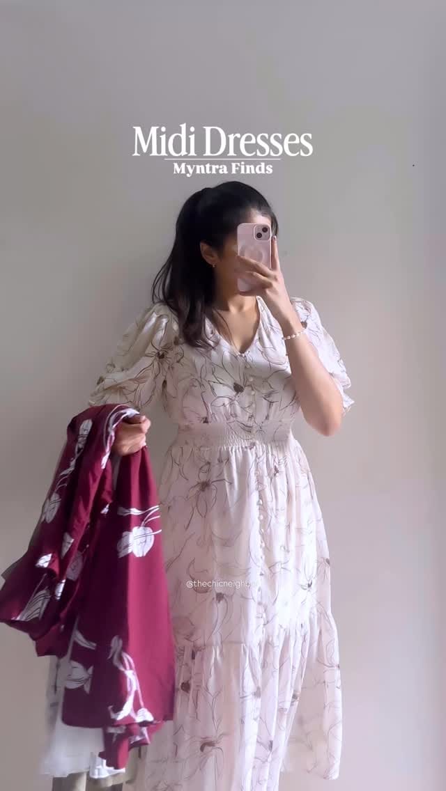 Midi Dresses Haul| Myntra Sale Finds💕
Comment ‘share’ or dm me this reel for details🫶🏻
#thechicneighbor #dresses #mididress #myntrasale #casualdresses