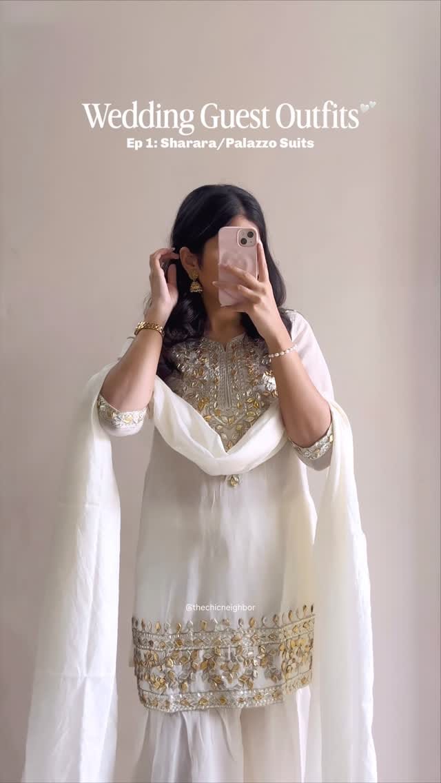 got the invitation? Now go get the fits too! 
All kurta sets are from @myntra 
Comment ‘share’ or dm me this reel for outfit details!
#thechicneighbor #weddingguestoutfit #weddingoutfits #palazzosuit #shararaset #sangeetoutfit