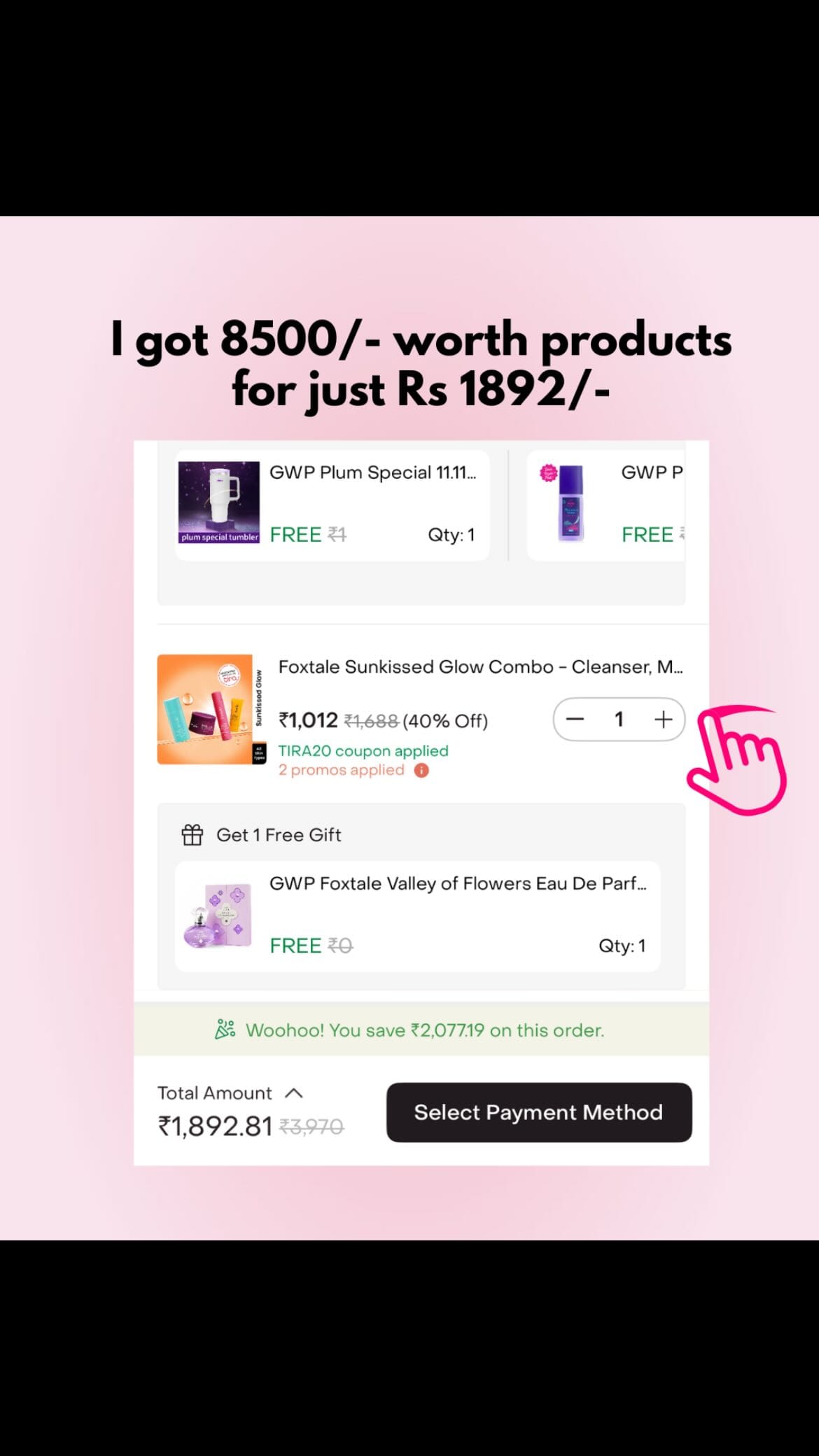 Comment “tira” for links
Tira is known for their craziest offers and I just could not keep myself from sharing this. The last time I shared an offer like this a lot of you were very happy with it but that was quite late, and this time I’m sharing it a lot earlier so a lot of people have the chance to avail this offer! 
I mean the products are all amazing! Do check this out 💜💫🫶🏻
#explorepage #viral #makeup #tiraoffers
[ meesho finds, makeup, navratri 3rd day, skincare, skincare sale, tira offers, festive sale, reels song, aesthetic art ]
Were you able to avail this offer?