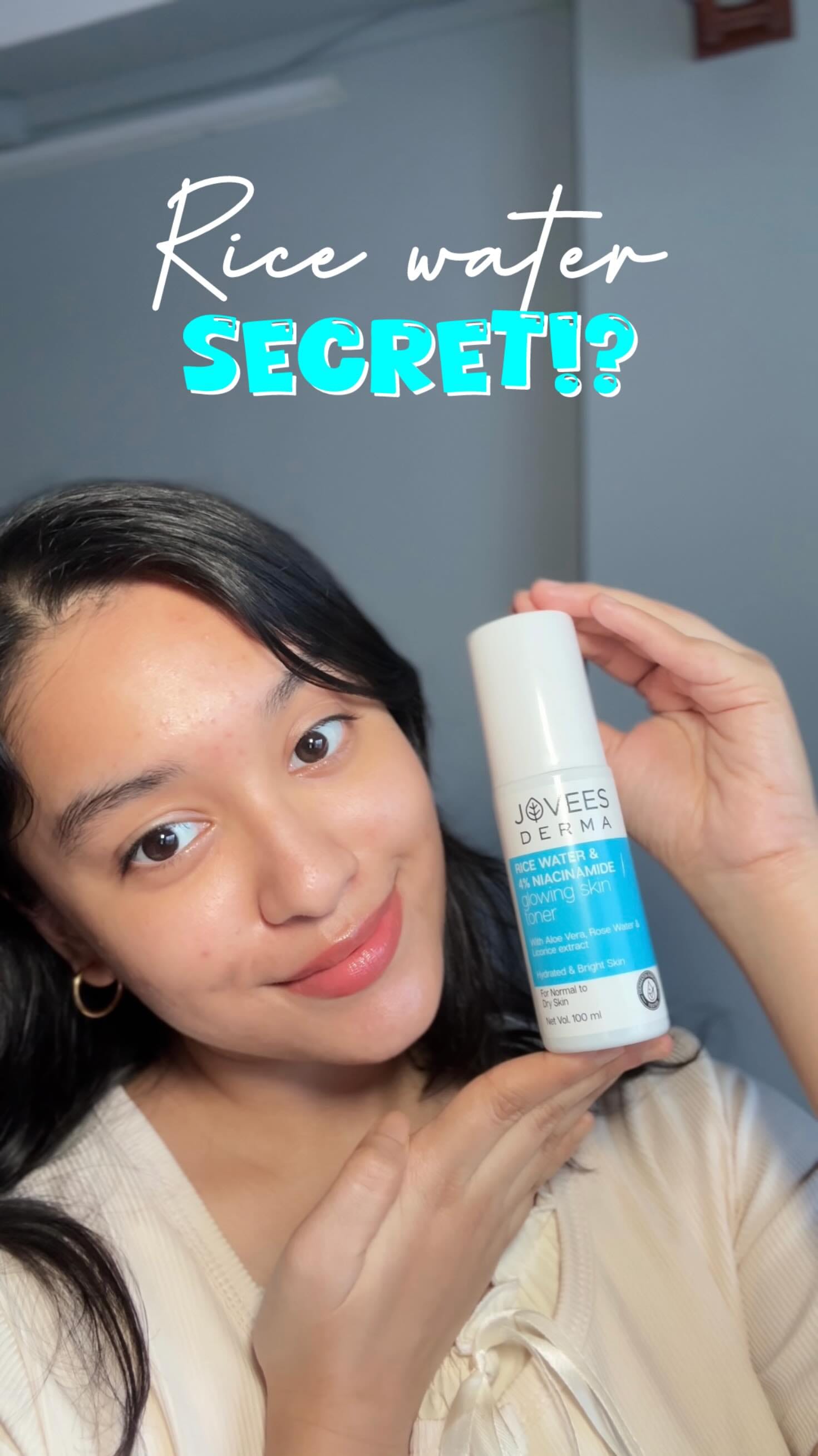 Comment “jovees” for the links
I adore rice water toners as they always keep my skin hydrated and supple! 
This one has 4% Niacinamide for that enhanced glow alongwith Green tea and witch hazel extracts! It is really refreshing and soothes your skin so nicely 🩵✨💌
#explorepage #viral #skincare #ricewatertoner
[ meesho finds, skincare, rice water toner, korean glass skin, rice water toner for glass skin, reel song, aesthetic ]
Would you try this?