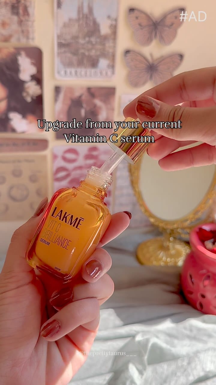 #AD Comment for link💌 
Revive Your Glow with Lakmē Vitamin C Pro Brilliance Serum 
- 24-hour bright antioxidant glow 
-  Enriched with POTENT 10% Vitamin C Complex
- Helps brighten skin
- Reverses oxidative stress
- Upgrade from your current Vitamin C serum
- Visible results in 21 days
-  Available in two sizes: 15 ml and 30 ml 
- Shop now on Nykaa
#SkincareRoutine #VitaminCSerum #DarkSpotCorrector #GlowingSkin #EvenSkinTone #BrighteningSerum #ClearSkinJourney #HyperpigmentationTreatment #SkinCareEssentials #RadiantComplexion 
(Dark spot remover, brightening skincare, even skin tone, radiant glow, hyperpigmentation solution, clear complexion, skincare must-have, vitamin C benefits, glowing skin tips, serum for spots)