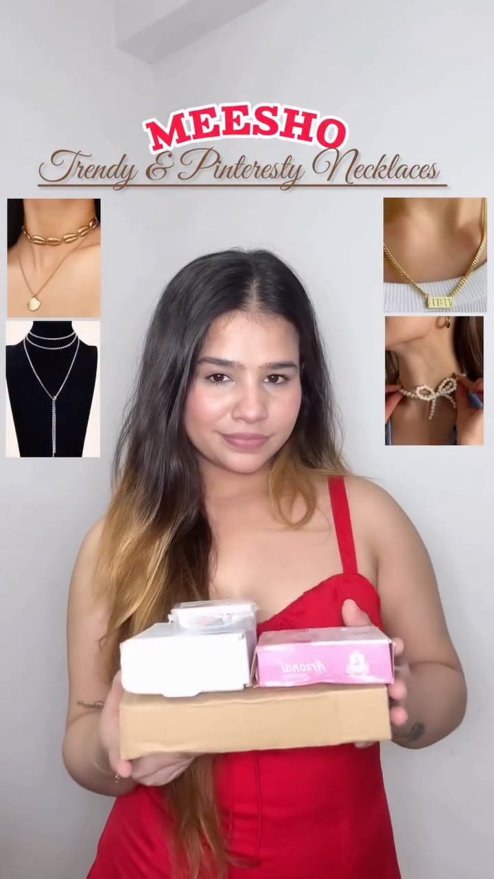Meesho Neck Pieces🌸
Comment & Follow for link♥️ 
@meeshoapp 
.
.
.
.
.
.
.
.
[Meesho jewellery haul video jewellery haul under ₹200/- jewels accessories haul meesho organiser essentials gold chunky jewellery neck pieces brass jewellery lama art house janpath aesthetic jewels neck pieces] #meesho #meeshojewelleryhaul #meeshojewellery #jewellery #accessories #goldaccessories #neckpiece #necklace #meeshonecklace #viralreels #aesthetic #fashion #pinterest #pinterestinspo #antitarnishjewelry #stacks