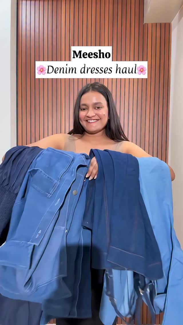 Comment ‘dresses’ to get the links🌸
#denimdresses #meesho #denim #meeshofinds #longdresses