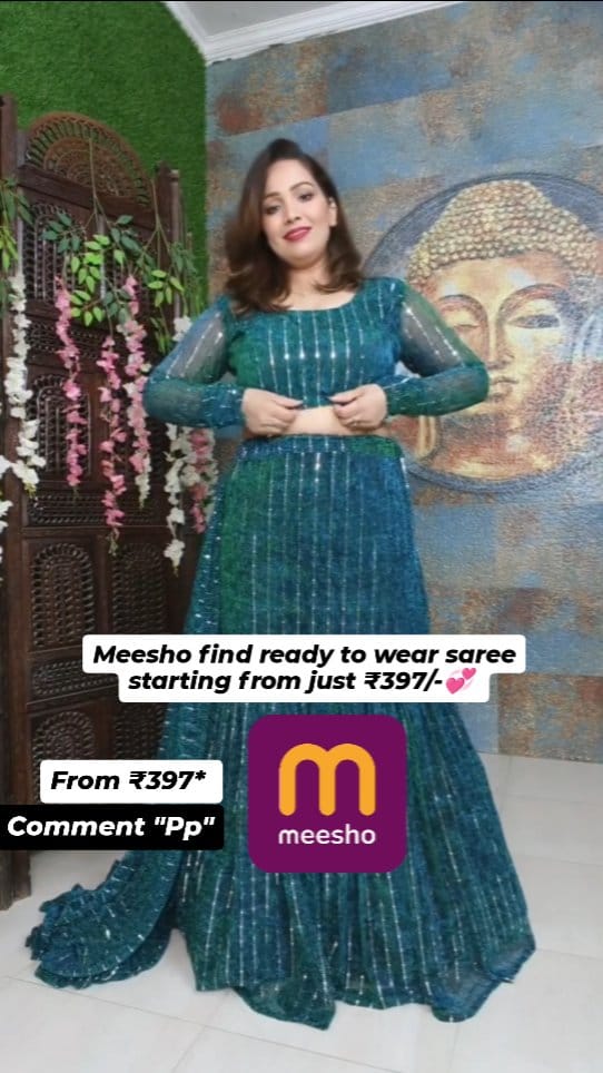 Meesho find ready to wear saree Follow me and comment for link🌺 Check story highlights and bio for link🪴
#yjsssk #meeshofashion #meeshohaul #meesho #meeshofinds #readytowearsaree #readytowear #lehengasaree #saree #reels #explore