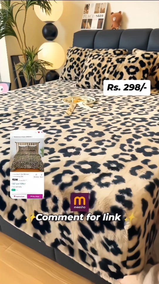 Comment DM / Send Me This Reel
😇 ᴊᴜꜱᴛ ꜰᴏʟʟᴏᴡ & ᴄᴏᴍᴍᴇɴᴛ ''ᴅᴍ'' / ꜱᴇɴᴅ ᴍᴇ ᴛʜɪꜱ ʀᴇᴇʟ, ᴀꜰᴛᴇʀ ᴄᴏᴍᴍᴇɴᴛɪɴɢ / ꜱᴇɴᴅɪɴɢ ᴄʜᴇᴄᴋ ʏᴏᴜʀ ᴍᴇꜱꜱᴀɢᴇ ɪɴʙᴏx (ᴍᴇꜱꜱᴀɢᴇ ʀᴇᴏ̨ᴜᴇsᴛ) 🤗 ʜᴏᴘᴇ ᴛʜɪꜱ ᴡɪʟʟ ʜᴇʟᴘ ʏᴏᴜ 🔗💕
#reels #explore #yjsssk
#bedsheet
#bedsheets #pillowcover #meesho #homedecor #fyp #meeshofinds
Thank You ❤️🙌