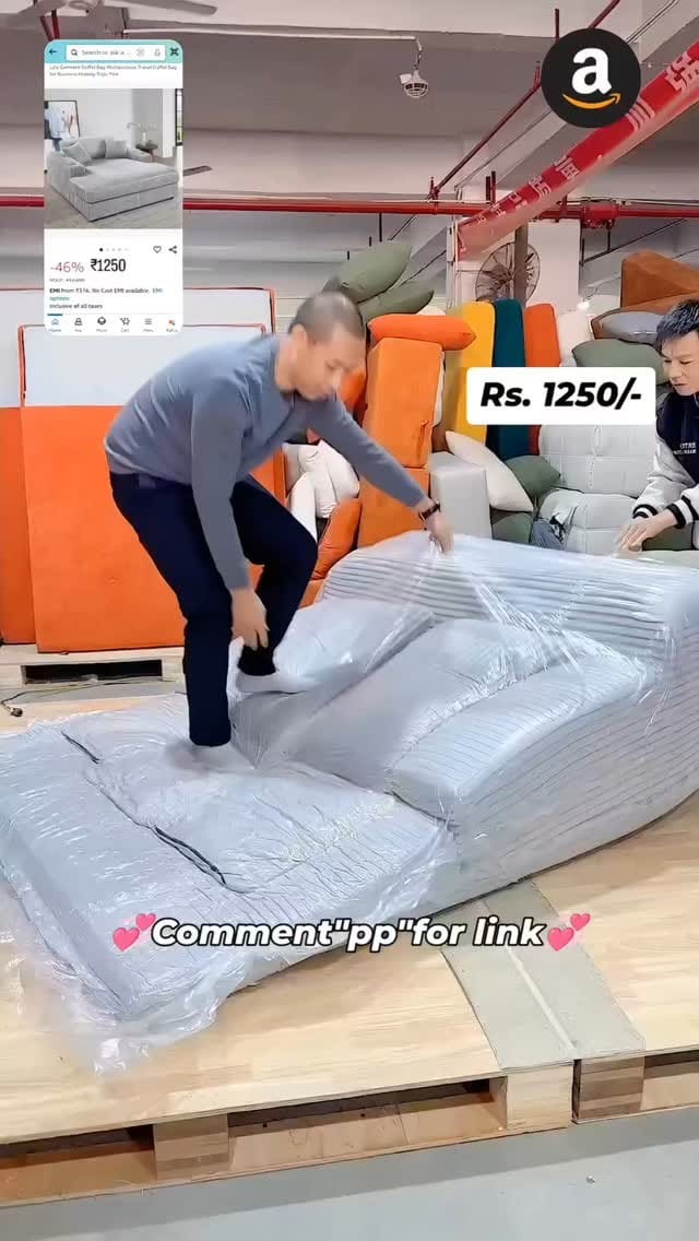 Amazon find Folding Sofa Cum Bed Follow me and comment for link🌺 
Check story highlights and bio for link🪴
#reels #reelsvideo #reelsinstagram #sofacumbed #meeshofinds #meesho #sofa #mattress
