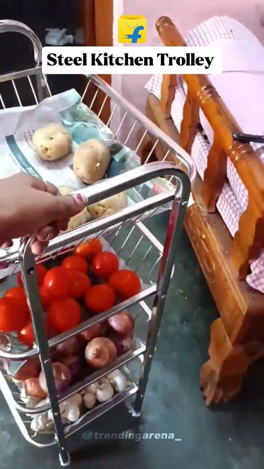 Follow & Comment Link 🔗 Check Ur DM 📥✨🙂
Follow:@trendingarena_ 
Kitchen Trolley 🤩
#kitchenfind #kitchenorganizer #organizer #kitchentrolley #steel #viral #multipurpose #affordable #igreach #growth #reels #follow #instagram #trendingreels