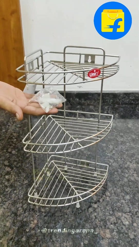 Follow & Comment Link 🔗 Check Ur DM 📥✨🙂
Follow:@trendingarena_ 
3-Tier Kitchen Rack 😍
#kitchendecor #kitchenrack #3tierkitchenrack #offersale #clean #kitchenorganizer #steel #instagram #igreach #follow #reel