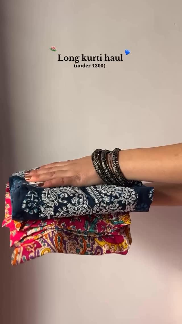 long kurta haul under 300