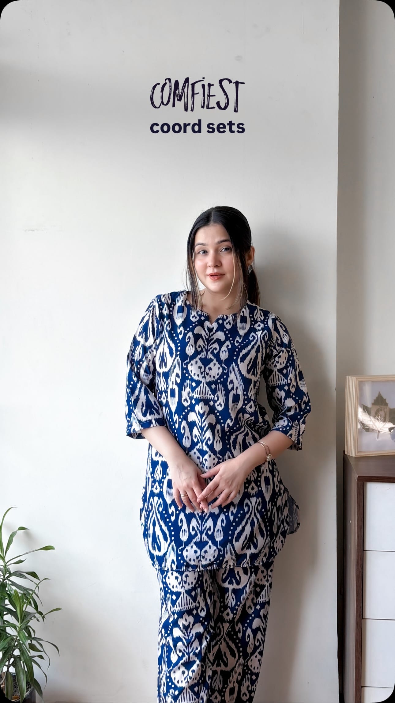 When I want to feel comfy but look good, I wear these coords. They’re breathable, relaxing and make me look so chic and presentable.
Comment if you want the links 🔗 
[women coords, office fits, college outfits, everyday casual wear, indian content curator]
#affordablefashion #coordsets #delhi #fyp