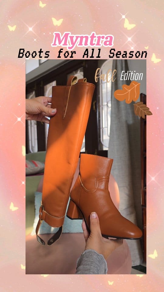 Boots👢for all Season🌦🌞🧥🌱୨ৎ Cmt 'link' for direct link in your DM 🖇 ‧₊˚ ☁️⋅♡𓂃 ࣪ ִֶָ☾. 
How would you rate this finds...🦋
#ootdfashion #pinterestinspo #pinteresrinspired #exploremore  #afforɗablefashion #budgetfriendly #pinterestinspo #everydaystyle #fypシ゚ #bootsforallseasons #summerstyle #vacaymood #fallboots #myntrafınds