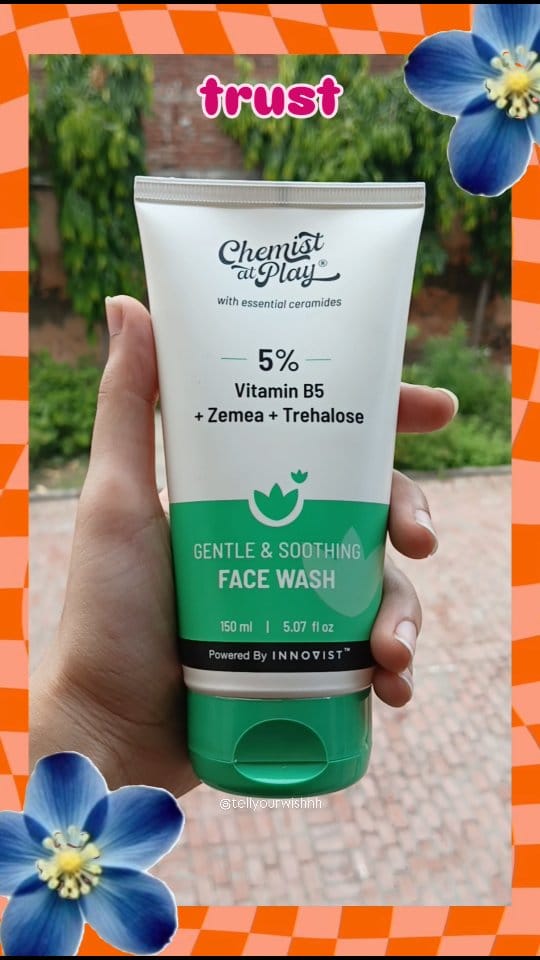 Chemist at play gentle and soothing facewash! 🩵