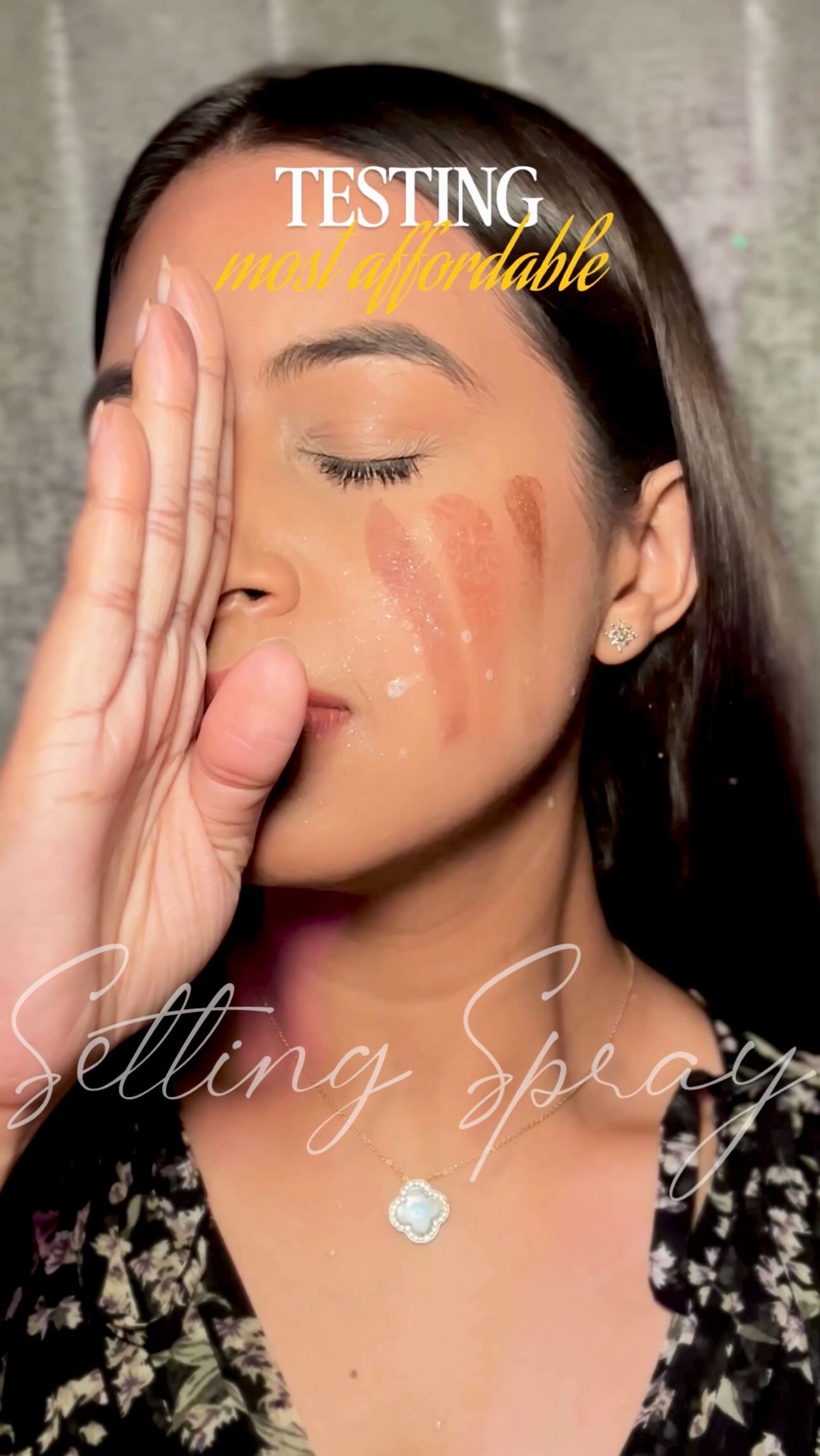Setting spray works 💯 under ₹250/-