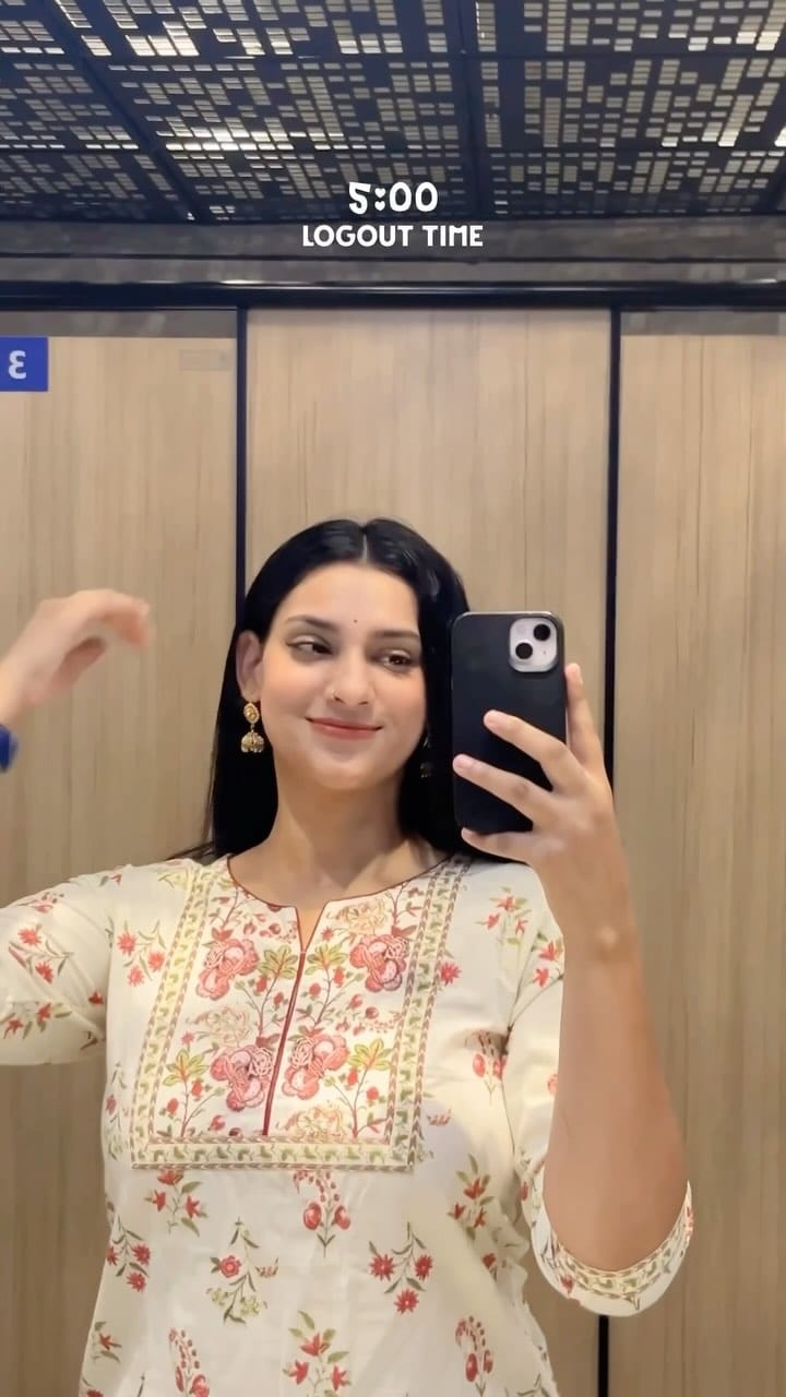 As soon as I reached home, I started preparing the dinner. I prefer not to rest immediately because that just turns into an hour long scrolling session and then I hardly get any time left . I made cabbage and paneer together today. Every meal I make, I try to include a vitamin source and a protein source, carbs toh rice roti se bhut aa jate hain. After making dinner, I spent some time in editing some of the reels and then about an hour later my husband came back from work (he stayed a little longer today due to some work) . Then he cleaned up the kitchen ,  did the dishes , made me some coffee and we went for a night walk. We love our night walks as we share all about our day or what’s on our mind during these walks and the step count is an added bonus. After that dinner kia, phone chalaya aur so gaye.
.
.
.
.
.
.
.
.
.
.
Daily mini vlogs in life of a software engineer working a 9to5 job in Hyderabad, work life balance, working women in corporate, motivation for cooking, after office hours, couple ,  routine, lifestyle