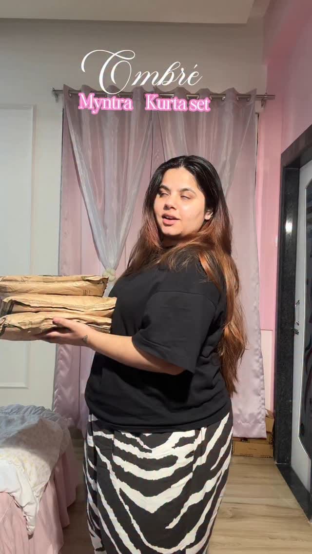 Which colour would you pink for your self ? 💞💚💙
very comfortable, very beautiful.🤩 
Wearing Size : 3xl
{ myntra coordset , myntra finds , myntra end of season sale , myntra kurta set , chikinkari everyday kurta set , myntra chikinkari ombré , myntra ombré kirta set } #wishlinked