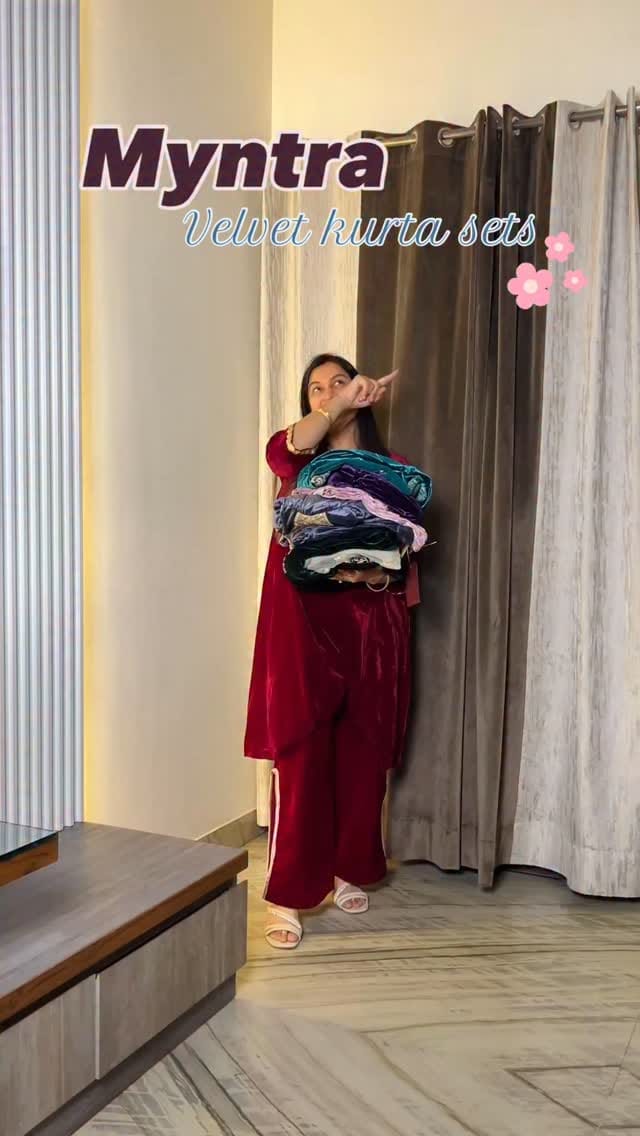 Myntra velvet kurta sets in affordable range😍
Follow for more amazing outfits ❤️Festive finds from myntra 😍 best for festival season 🌸
@myntra 
Comment down below for the link 🔗 
#explore #pickingforyou #trendy #haul #latest bestpicks fashion exploremore tryon  festivevibes❤️