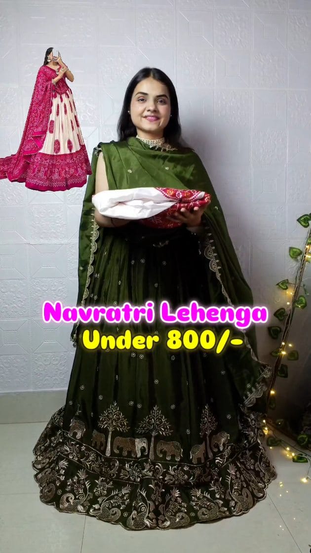 Follow 👍 and Share this reel with me to get the direct link in your inbox 📥 
Navratri Outfits From @meeshoapp
Lehenga Choli, Semi Stitched Lehenga, Navratri Special, Navratri Lehenga, Chaniya Choli, Silk Lehenga, Meesho, Meesho Sale, Meesho Lehenga 
#meeshosale #meeshohaul #lehengacollection #lehengacholi #chaniyacholi #silklehenga #stitchedlehenga #meesholehenga #navratripreparation #durgapuja