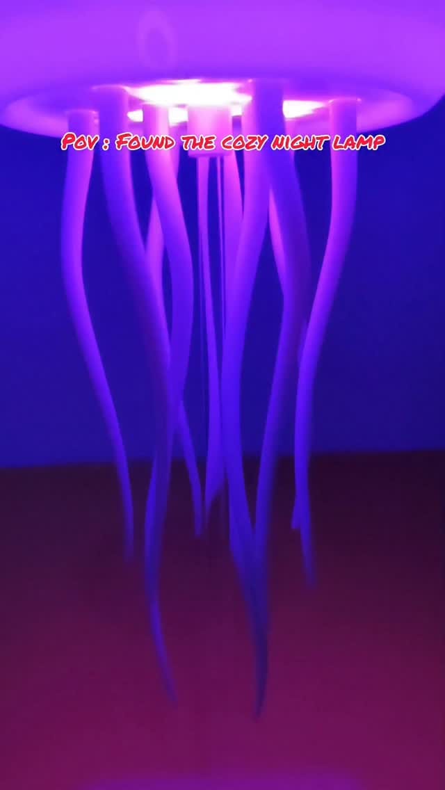 Follow and Comment 'Link' 🎀 
Jelly Fish Night Lamp 🛋️ 
Meesho, Meesho Finds, Meesho App, Night Lamp, Romantic Night Lamp, Cozy Vibes, Home Finds, Gift, Love
#meesho #meeshofinds #nightlamp #love