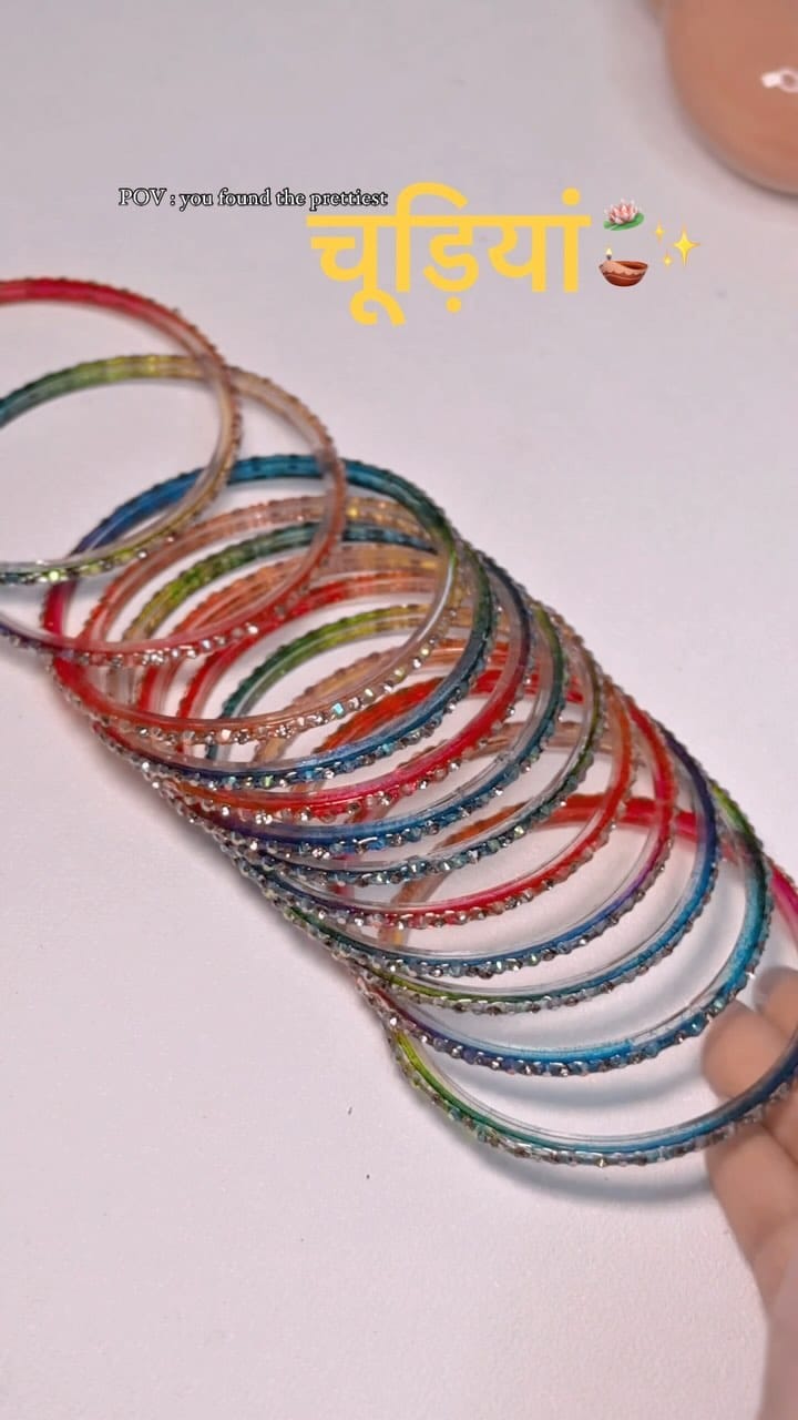 Comment for 🔗✨
.
.
.
.
.
.
.
.
.
#pinterestfinds #desicouture #desicore #chudiya #jhumke #jhumkalove #bollywood #desilook #desigirl #myntrafinds #amazonfinds #wishlinked #trending #reelsindia #diwali #festivevibes #navratri #wedding 
Desi fashion , chudiyan , bangles , desi core , Indian , Delhi shopping, multicolour bangles , myntra finds