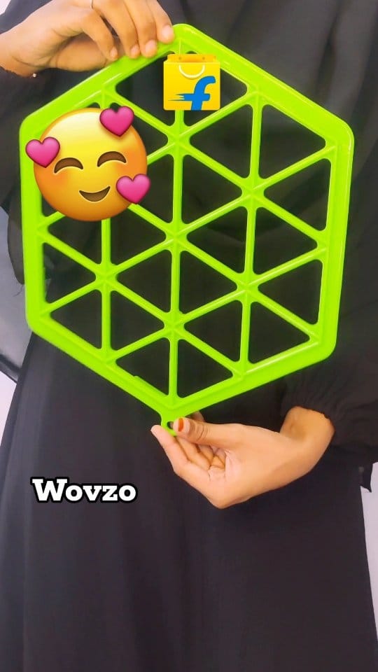 Wovzo 🟢✨ samosa Maker | Efficient | Lightweight | Kitchen Essential
#kitchenmusthave #dumplingtool #easycooking #kitchenhacks #homechef
.
.
Upgrade your kitchen game with this smart & stylish Hexagonal Dumpling Mold! 🥟💚 Perfect for quick, clean, and uniform shaping – making cooking fun & mess-free!
✅ Unique hexagon design – 19 triangle molds in one
✅ Durable plastic frame – sturdy, lightweight & long-lasting
✅ Bright green finish – modern look & easy to spot in your kitchen
✅ Easy to use & clean – saves time, no mess!
✨ Ideal for making dumplings, samosas, momos, ravioli, and more
✨ Loved by home chefs & kitchen lovers! (⭐ Rated must-have tool!)
💸 Budget-friendly – reusable, eco-friendly, and super handy
🛍️ Available now! Tap “LINK” in bio or DM to order...
.
[ dumpling maker, samosa cutter, plastic mold, triangle ravioli tool, easy kitchen tool, reusable cooking mold, kitchen time-saver, under 300 kitchen tool ]
#kitchenfinds #budgetbuys #smartcooking#Flipkartfine #dumplingmold #momomaker #reusabletool #cookingeasy #foodlovers #kitchengadget