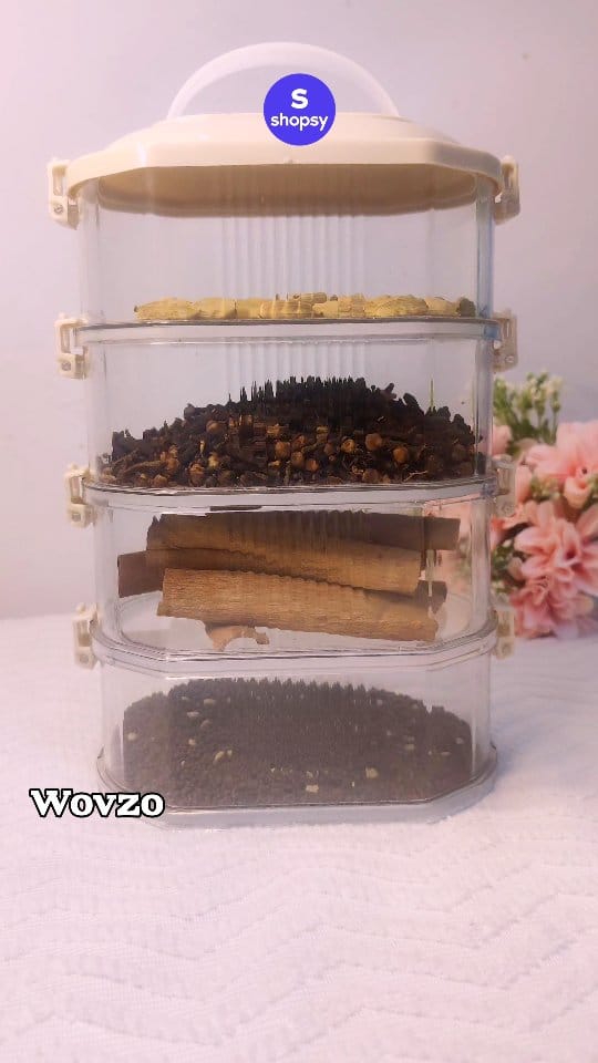 Wovzo 🟢✨ Multi-Layer Snack Storage Box | Stylish | Reusable | Space-Saving | Shopsy
#kitchenstorage #organizer #snackbox
.
.
Keep your snacks fresh and organized with this multi-layer storage container – perfect for home use, gifting, or festive gatherings! 🎁🍪
✅ 4 stackable transparent layers – great for biscuits, cookies, dry snacks & sweets
✅ Airtight lock system – keeps snacks crisp and fresh for longer
✅ Durable food-safe plastic – lightweight yet sturdy
✅ Portable with handle – easy to carry for travel or family outings
✅ Elegant design – adds a neat & premium touch to your kitchen
✨ Ideal for festivals, family functions, and gifting
✨ Loved by home organizers & snack lovers! (⭐ 4.5+ rated)
💸 Budget-friendly – reusable, easy to clean & long-lasting
🛍️ Available now on shopsy! Tap “LINK” in bio or DM to order…
.
.
[ snack box, kitchen organizer, storage box, dry fruit box, cookie box, stackable containers, plastic dabbas, airtight container, travel snack box, shopsy kitchen finds ]
#kitchenfinds #budgetbuy #organizerbox #airtightstorage #foodstorage #shopsyfinds home #musthavekitchen #stackablebox #storagegoals#shopsyfine