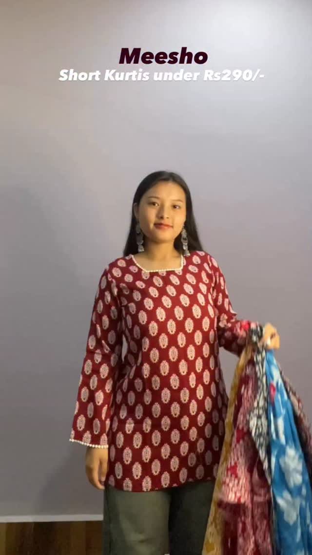 Short Kurtis haul under Rs290/-
Comment “kurti” to get the link
#meeshoapp #meesho #meeshoshopping #short #kashmiri #kurtis #season #explore #link #share #meeshofashion