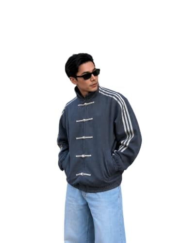 Men's Chinese New Year Suede Jacket - Image 1